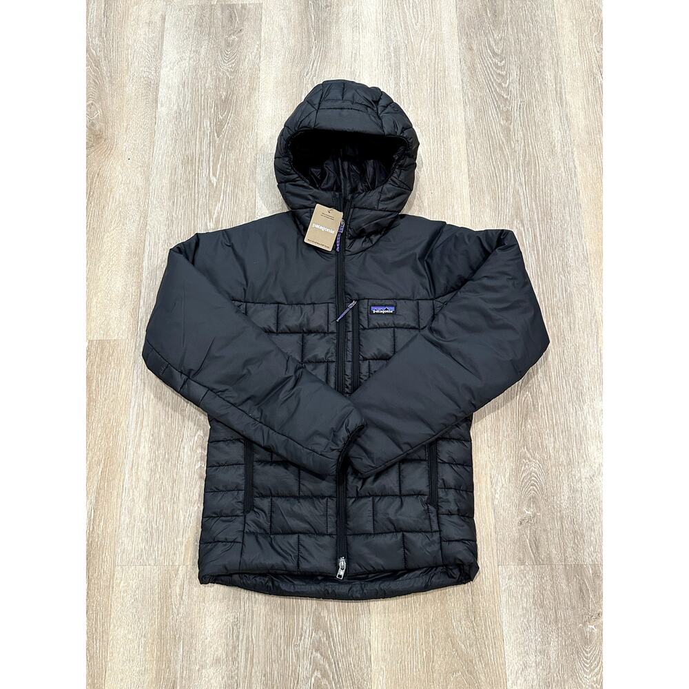 Patagonia Hi-Loft Nano Puff Hoodie, Men's Small, Black, NWT